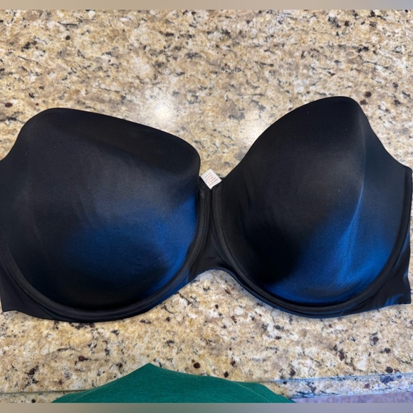 Cacique Lane Bryant Black multiway Strapless Bra 44G - Picture 1 of 3